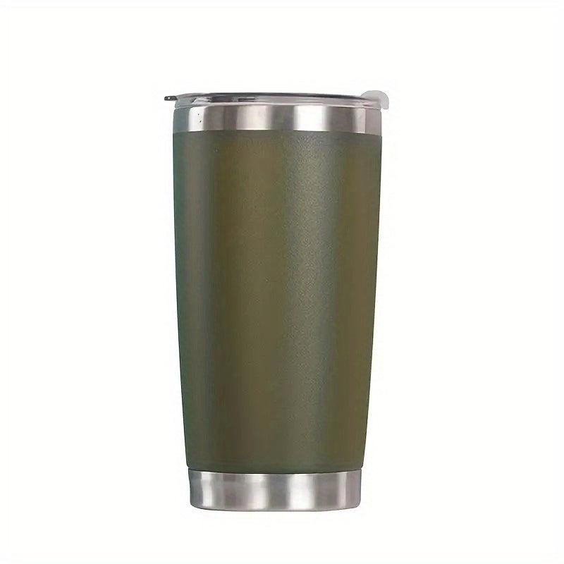 1pc, Coffee Tumbler, 500ml\u002F17oz Colored Coffee Mugs, Stainless Steel Insulated Water Cups, For Hot And Cold Beverages, Summer Drinkware, Kitchen Stuff, Home Kitchen Items, Birthday Gifts